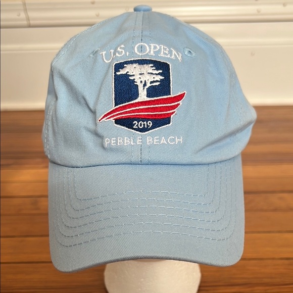 U.S. Open Pebble Beach 2019 Adjustable Blue Baseball Hat - OS - Picture 1 of 6